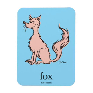 Magnet Flexible Dr. Seuss Renard Rose
