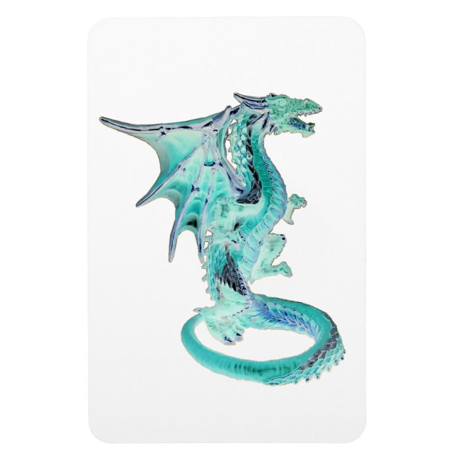 Magnet Flexible Dragon Mystique Céleste Imaginatif Art Créature (Vertical)