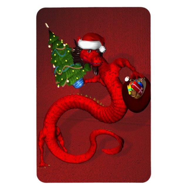 Magnet Flexible Dragon rouge (Vertical)