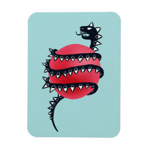 Magnet Flexible Dragon Snake Goth