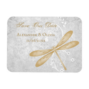 Magnet Flexible Dragonfly Gold Enregistrer l'aimant Date