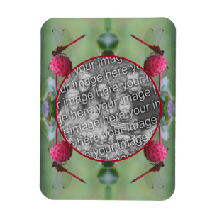 Magnet Flexible Dragonfly On Dogwood Fruruits Créez votre propre p