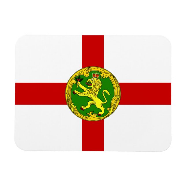 Magnet Flexible Drapeau alderney patriotique (Horizontal)