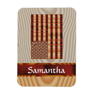 Magnet Flexible Drapeau américain Faux wood