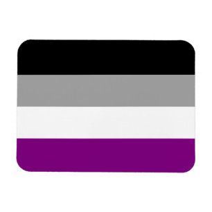 Magnet Flexible Drapeau asexuel de fierté
