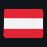 Magnet Flexible Drapeau autrichien patriotique<br><div class="desc">Le drapeau national de l'Autriche.</div>