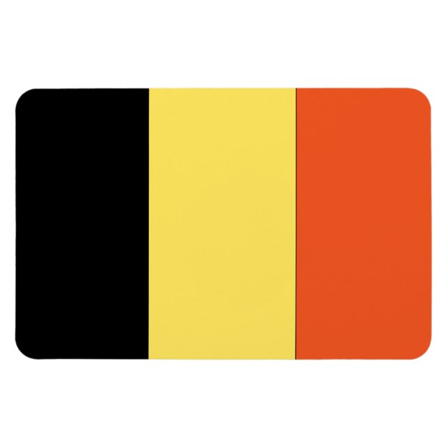 Magnet Flexible Drapeau Belgique (Horizontal)