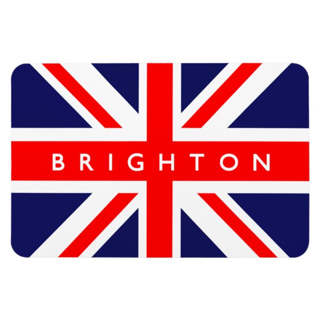 Magnet Flexible Drapeau britannique de Brighton (Horizontal)
