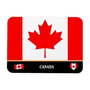 Magnet Flexible Drapeau canadien & Voyage au Canada / Canada
