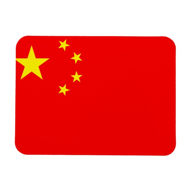Magnet Flexible Drapeau chinois (Horizontal)