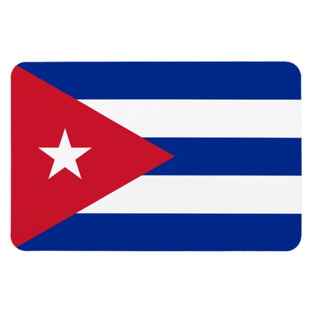 Magnet Flexible Drapeau cubain, La Havane, Fidel Castro, Che Gueva (Horizontal)