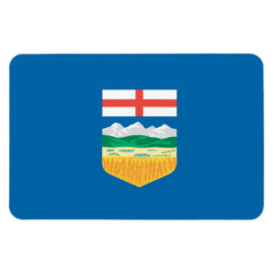 Magnet Flexible Drapeau d'Alberta
