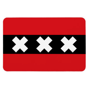 Magnet Flexible Drapeau d'Amsterdam