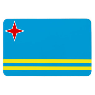 Magnet Flexible Drapeau d'Aruba