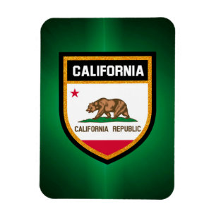 Magnet Flexible Drapeau de Californie