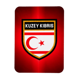 Magnet Flexible Drapeau de Chypre du Nord
