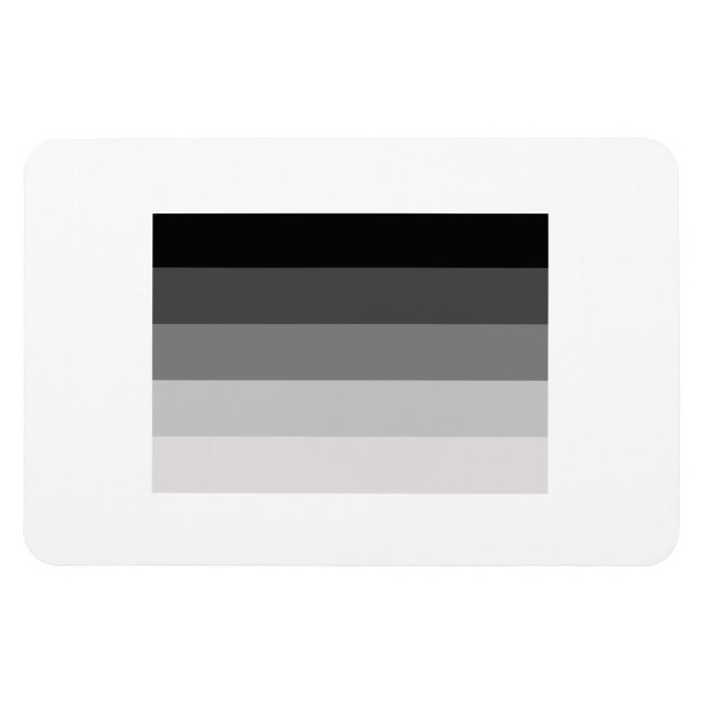 MAGNET FLEXIBLE DRAPEAU DE FIERTE DROITE OFFICIEL (Horizontal)