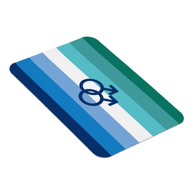 Magnet Flexible Drapeau de fierté gay MLM (Côté Droit)