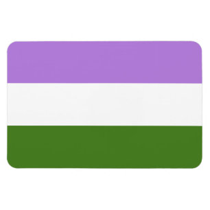 Magnet Flexible Drapeau de fierté genderqueer