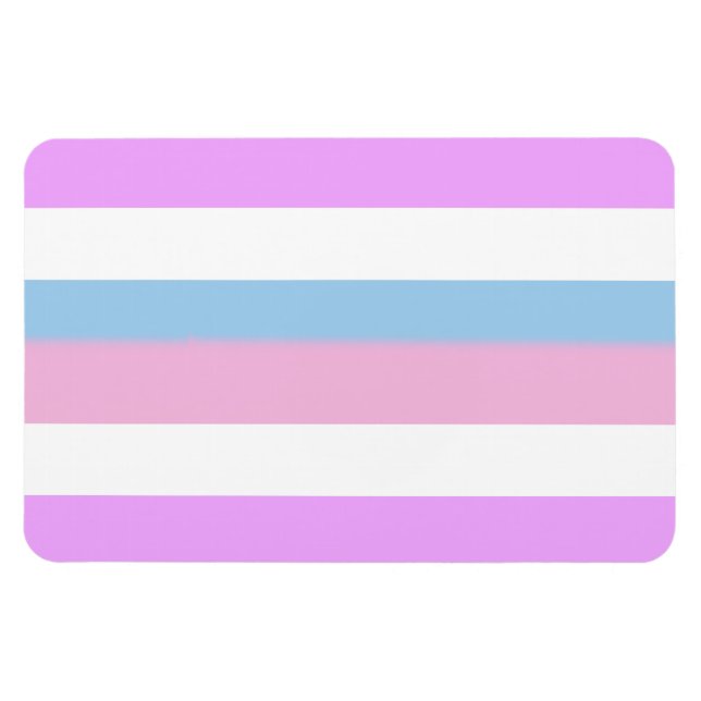 Magnet Flexible Drapeau de fierté intersexe (Horizontal)