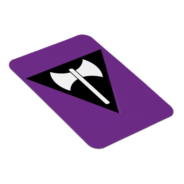 Magnet Flexible Drapeau de fierté lesbienne SlipperyJoe puissant s (Côté Droit)