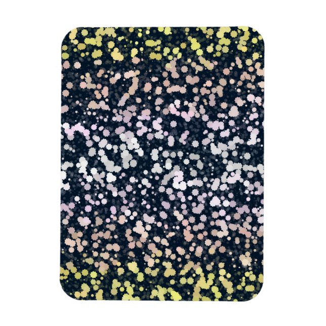 Magnet Flexible Drapeau de fierté Pangender Rétro Boho Flore Migno (Vertical)