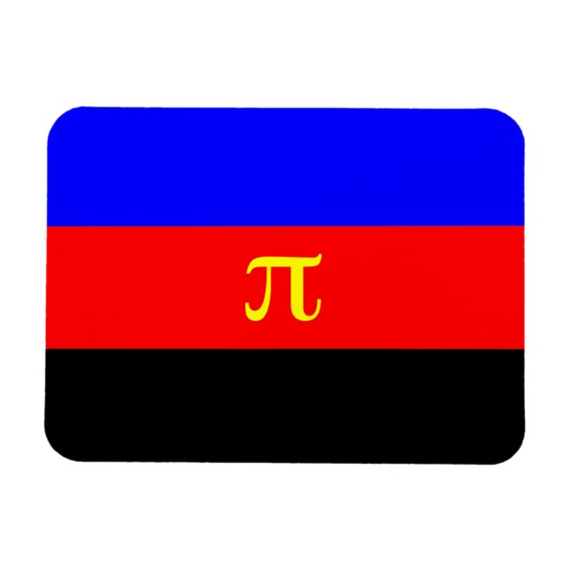 Magnet Flexible Drapeau de fierté polyamoureuse (Horizontal)