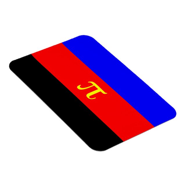 Magnet Flexible Drapeau de fierté polyamoureux (Côté Droit)
