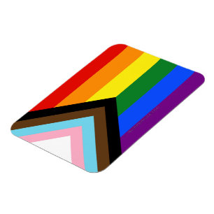 Magnet Flexible Drapeau de fierté Progress Pride de SlipperyJoe's 