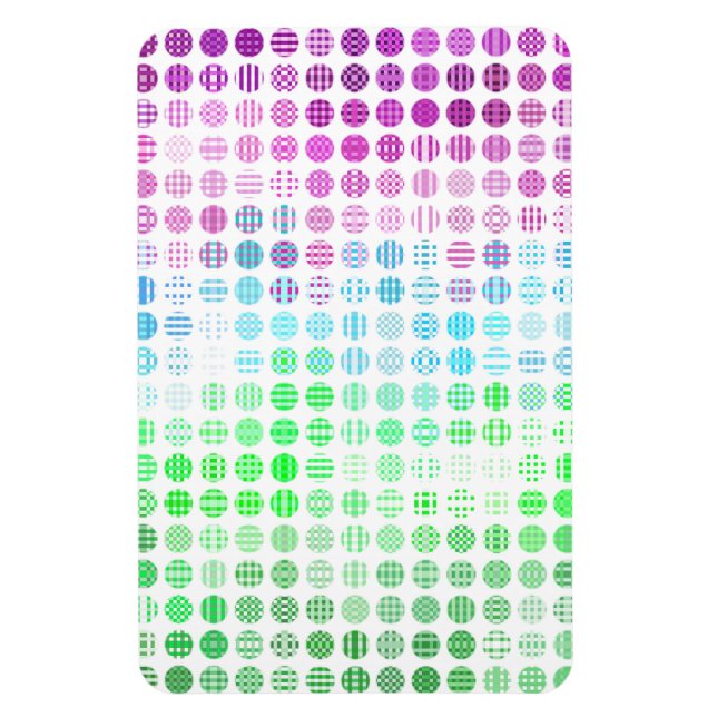 Magnet Flexible Drapeau de fierté Toric abstrait boho éclectique G (Vertical)