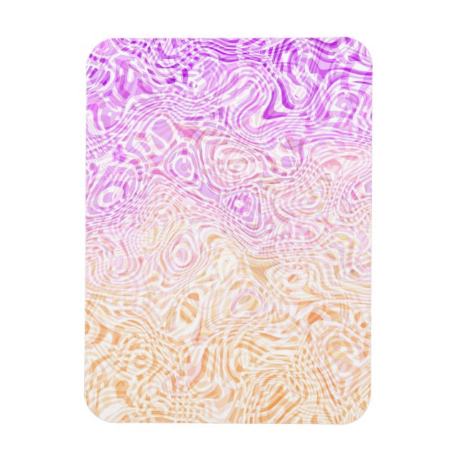 Magnet Flexible Drapeau de fierté Trixic Abstrait Bohème Squiggly  (Vertical)
