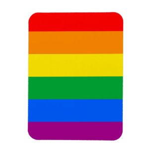 MAGNET FLEXIBLE DRAPEAU DE GAY PRIDE