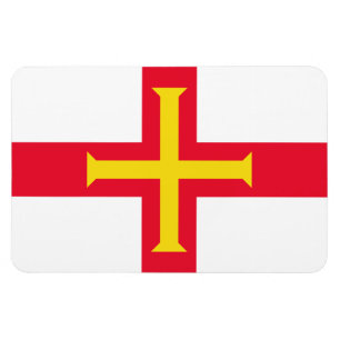 Magnet Flexible Drapeau de Guernesey