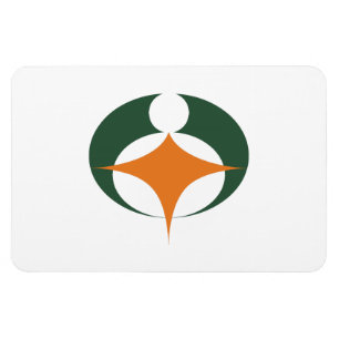 Magnet Flexible Drapeau de Koga, Shiga, Japon