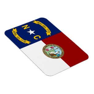 Magnet Flexible Drapeau de la Caroline du Nord