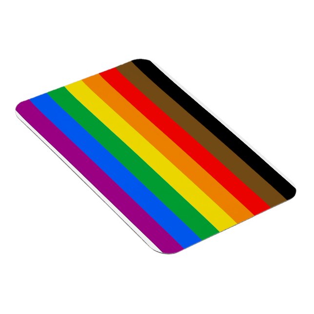 Magnet Flexible Drapeau de la fierté arc-en-ciel de Philly (Côté Droit)