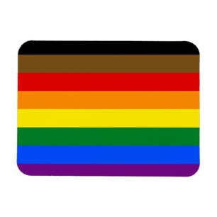 Magnet Flexible Drapeau de la fierté de Philadelphie LGBTQ