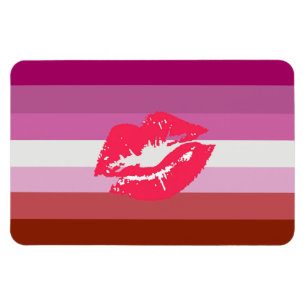 Magnet Flexible Drapeau de la fierté lesbienne