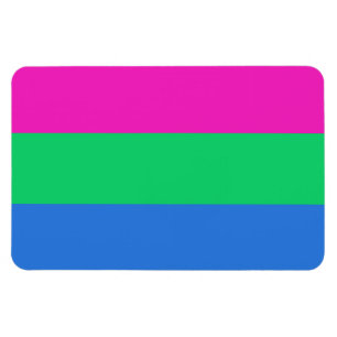 Magnet Flexible Drapeau de la fierté polysexuelle