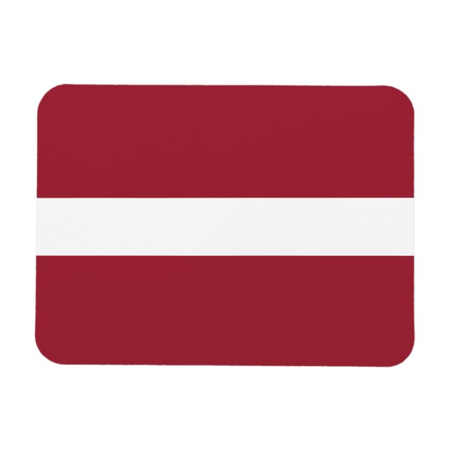 Magnet Flexible Drapeau de la Lettonie (Horizontal)