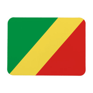Magnet Flexible Drapeau de la République du Congo