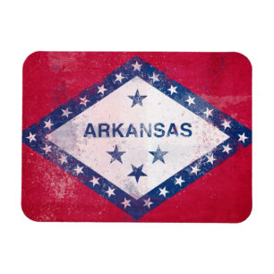 Magnet Flexible Drapeau de l'Arkansas