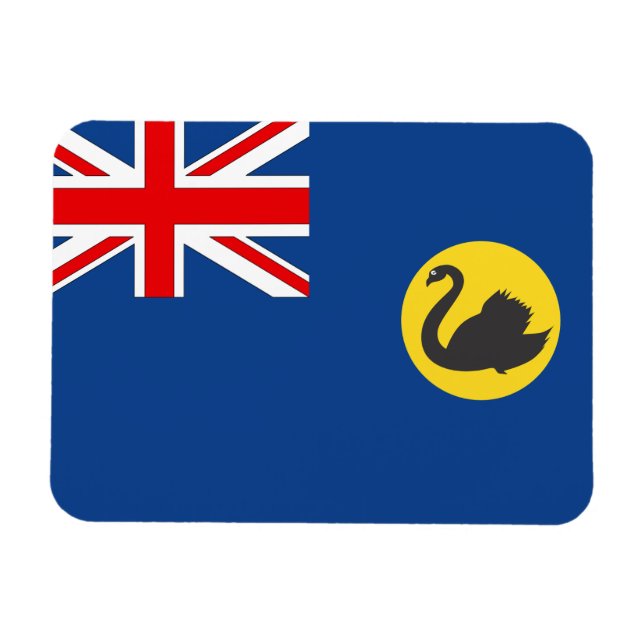 Magnet Flexible Drapeau de l'Australie occidentale (Horizontal)