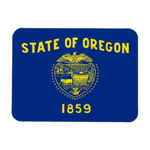 Magnet Flexible Drapeau de l'État de l'Oregon