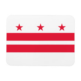 Magnet Flexible Drapeau de l'État de Washington DC
