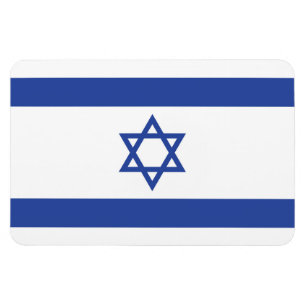 Magnet Flexible Drapeau de l'État d'Israël Étoile de David Judaïsm