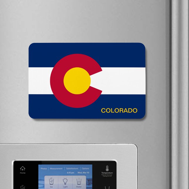 Magnet Flexible Drapeau de l'État du Colorado (Colorado State Flag Magnet)