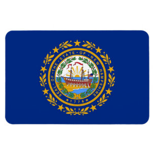 Magnet Flexible drapeau de l'État du New Hampshire