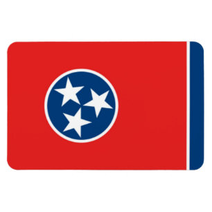 Magnet Flexible Drapeau de l'État du Tennessee