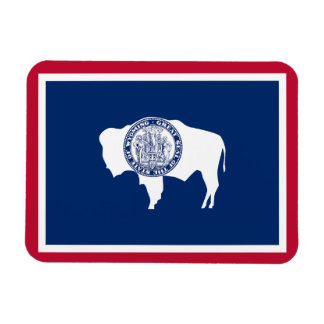 Magnet Flexible Drapeau de l'État du Wyoming